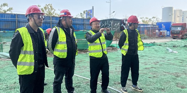 【fun88乐天堂科技】领导深入施工现场视察指导工作